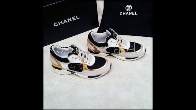 Черные кроссовки Chanel, белые, серые смотреть онлайн