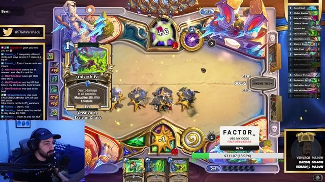 It’s Busted…Easy Legend w/ ALL SPELL Deck! | Hearthstone смотреть онлайн