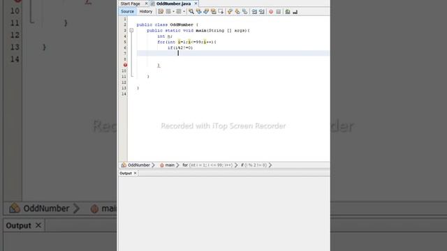 Write a Java program to print the odd numbers from 1 to 99. смотреть онлайн