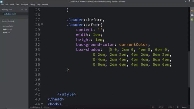 Pure CSS 3 Preloader For Website - Website Design Tutorial смотреть онлайн