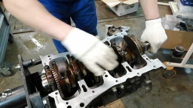 Ремонт мотора Hyundai/KIA G4KD/G4NA смотреть онлайн