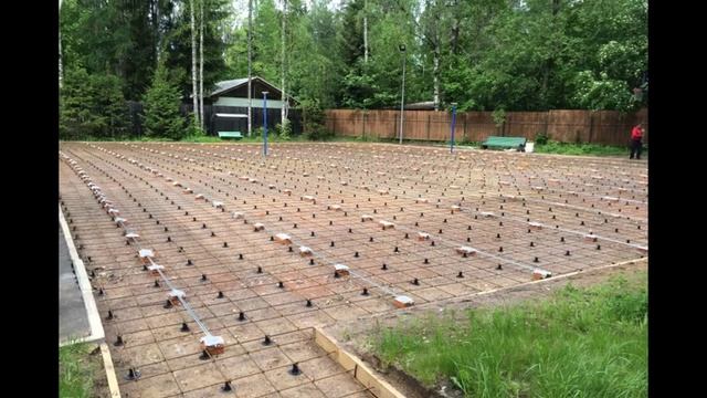 Ремонт теннисного корта с покрытием из резиновой крошки смотреть онлайн