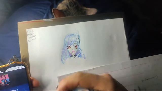 Drawing Skirk Trapped Genshin Impact Tickling Feet Ticklish Soles Tickled Torso ManuYecla Juegoideo