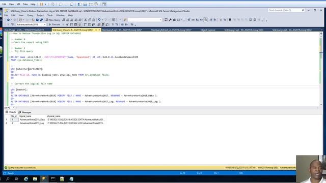 How to Reduce Transaction Log size and fix Error 9002 in SQL Server database. смотреть онлайн