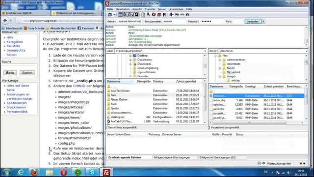 PHP-Fusion 7 Deutsch Install смотреть онлайн