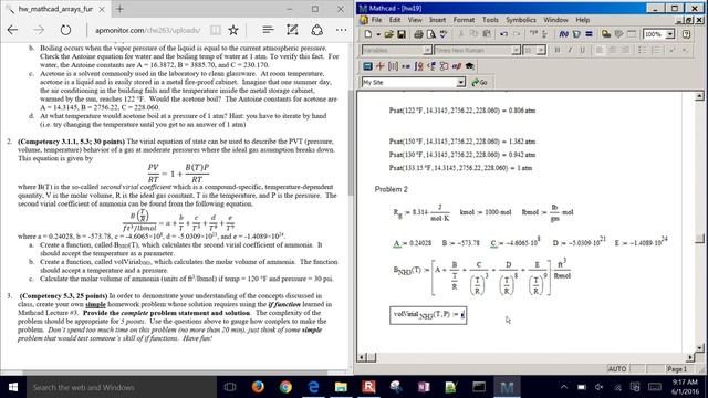 MathCAD Functions and Matrices смотреть онлайн