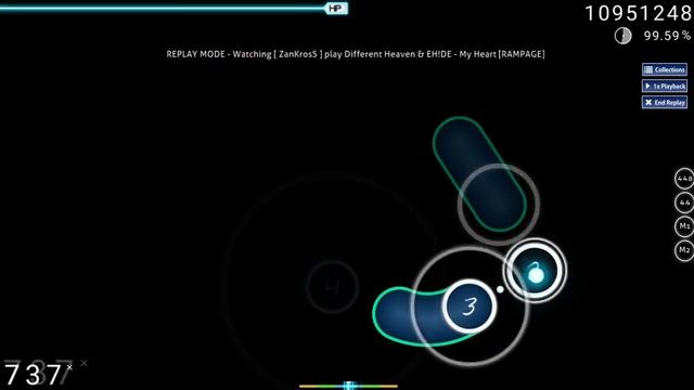 [ Osu! ] Different Heaven & EH!DE - My Heart [RAMPAGE] [ ZanKrosS ]