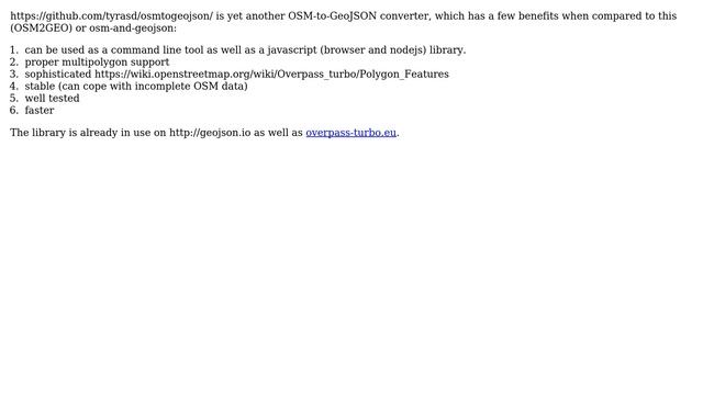 GIS: How do you convert OSM XML to geojson? (7 Solutions!!) смотреть онлайн