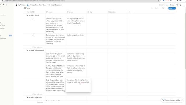 You should write your scripts in notion. смотреть онлайн