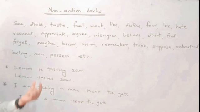 Non-action Verbs | non progressive verbs | Verbs which can't be used in Continuous Tense смотреть онлайн