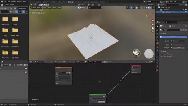 Blender, blending Shaders with Custom Texture смотреть онлайн