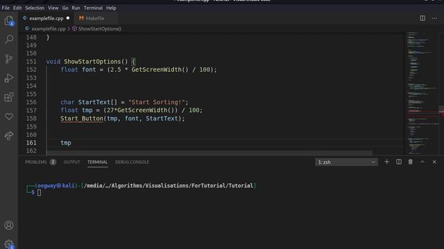 C++ Small Sorting Visualization program (Simplified) - Walk-through! смотреть онлайн