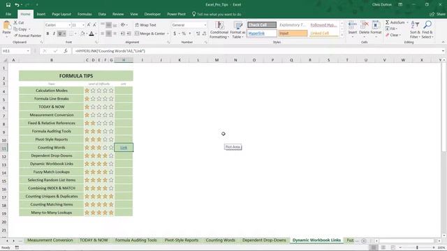 EXCEL PRO TIP: Hyperlinking Between Worksheets смотреть онлайн