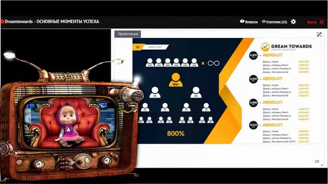 Маша без Медведя про DREAM TOWARDS и пакет Абсолют, специальный приз Каннского кинофестиваля 1 смотреть онлайн