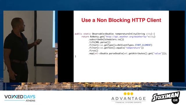 Voxxed Athens 2017 :: Taming the Dragon: Conquering non blocking code with RxJava смотреть онлайн