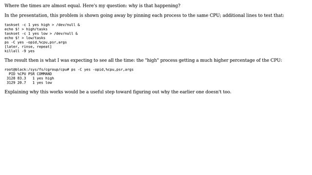 Unix & Linux: Using Linux cgroups to balance CPU performance смотреть онлайн