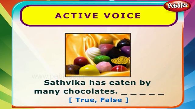 Active Voice | English Grammar Exercises For Kids | English Grammar For Children смотреть онлайн