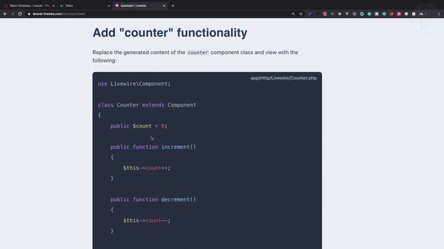 42 Laravel 7 for beginner - Todo List Mini Project 24 | How Livewire works 2 смотреть онлайн