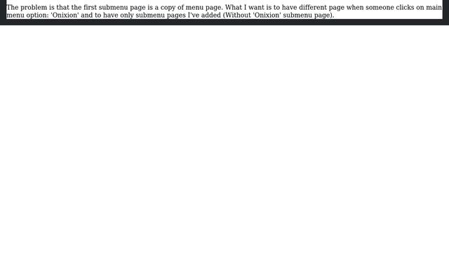 Wordpress: How to avoid creating first submenu page that is same as menu page? смотреть онлайн