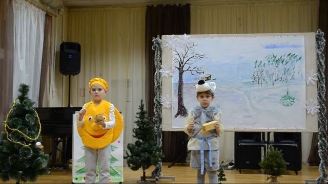 Отчетное представление секции "Музыкальный театр" Новогодние приключения Колобка. смотреть онлайн