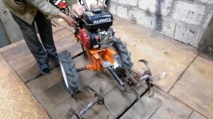 Мотоблок Урал с китайским двигателем. Мотоблок