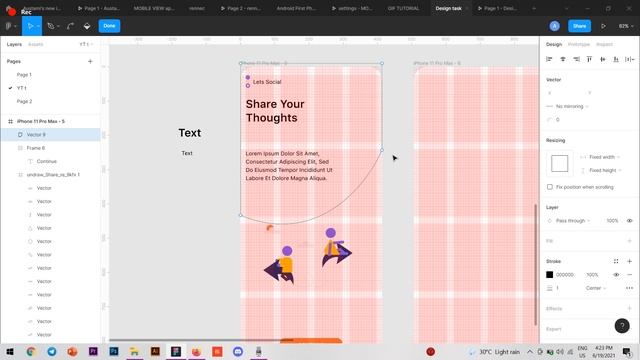 Mobile App UI Design in Figma I How to design and prototype in Figma? Part I смотреть онлайн