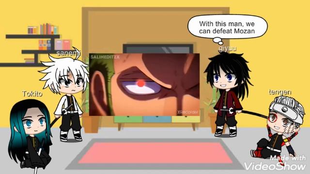 hashiras react to ichigo and zoro //(2/2)//demon slyer x one piece// gacha club//final// смотреть онлайн