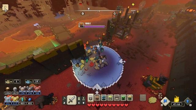 СОКРУШАЕМ НЕСОКРУШИМОГО! - Minecraft Legends смотреть онлайн
