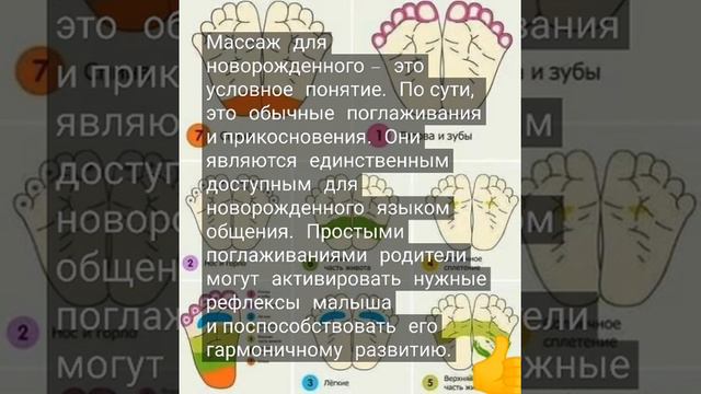 Массаж для новорожденного смотреть онлайн