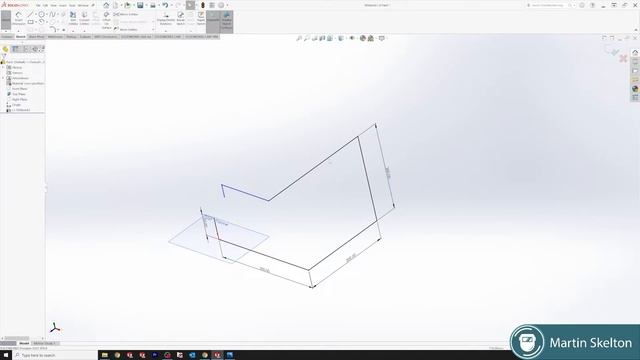 SOLIDWORKS WELDMENT Tutorial #10 // 3D SKETCH // WELDMENTS смотреть онлайн