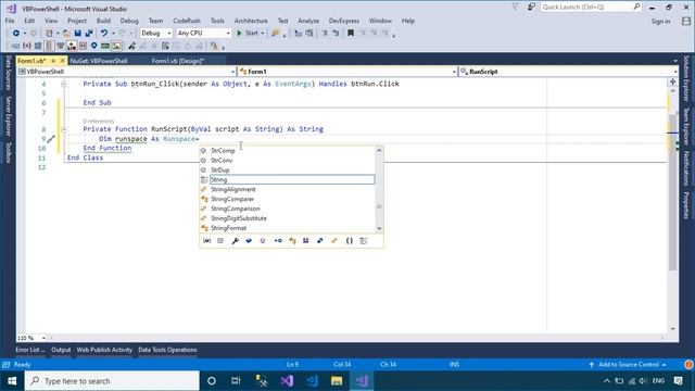 VB.NET Tutorial : Run PowerShell Command | FoxLearn смотреть онлайн