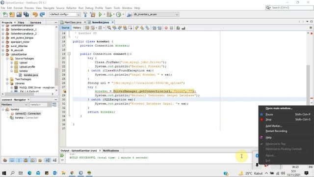 HOW TO SAVE IMAGE INTO DATABASE IN JAVA NETBEANS|CARA MENYIMPAN GAMBAR KEDALAM DATABASE DI NETBEANS смотреть онлайн