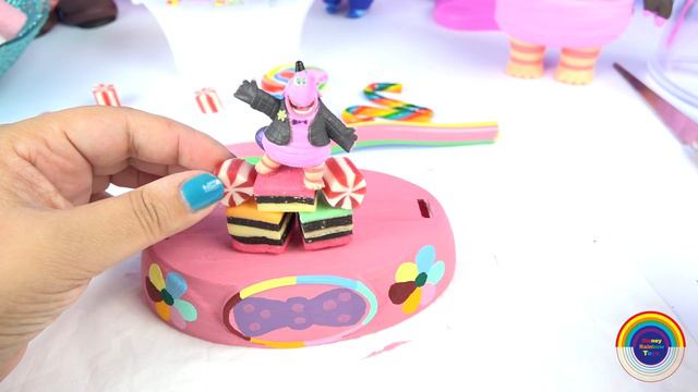 INSIDE OUT BING BONG Glitter Globe RAINBOW CANDY Kane Lollipops Liquorice Toys How to Make смотреть онлайн
