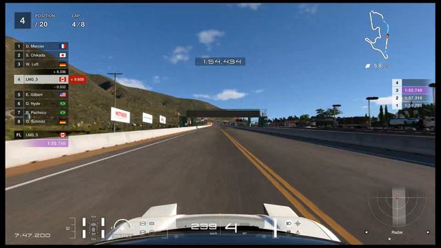 GT7 - World Circuits - Custom Race - Grand Valley – Highway 1 - Honda NSX Type R vs Gr. 4 смотреть онлайн