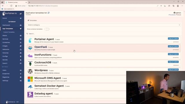 Portainer unter Docker Swarm installieren смотреть онлайн