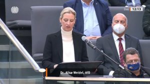 Блистательная речь немецкого политика Алисы Вайдель перед Бундестагом