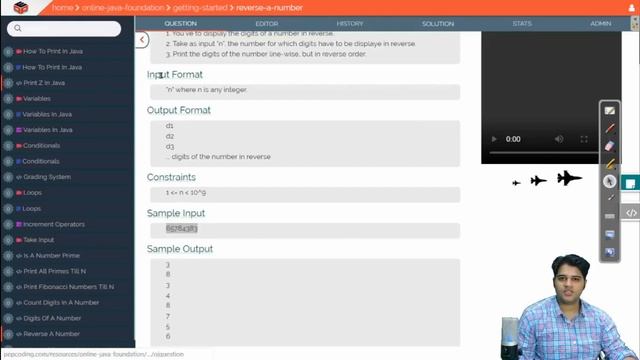 Reverse a number - Solution | Java Foundation Course | Lecture 21 смотреть онлайн