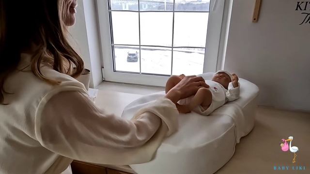 Анатомический кокон для новорождённых «Baby Liki» смотреть онлайн