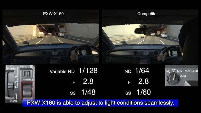 SONY PXW-X160 comparison video (OFFICIAL) смотреть онлайн