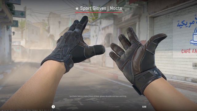 CS2 Sport Gloves Nocts (BS) смотреть онлайн