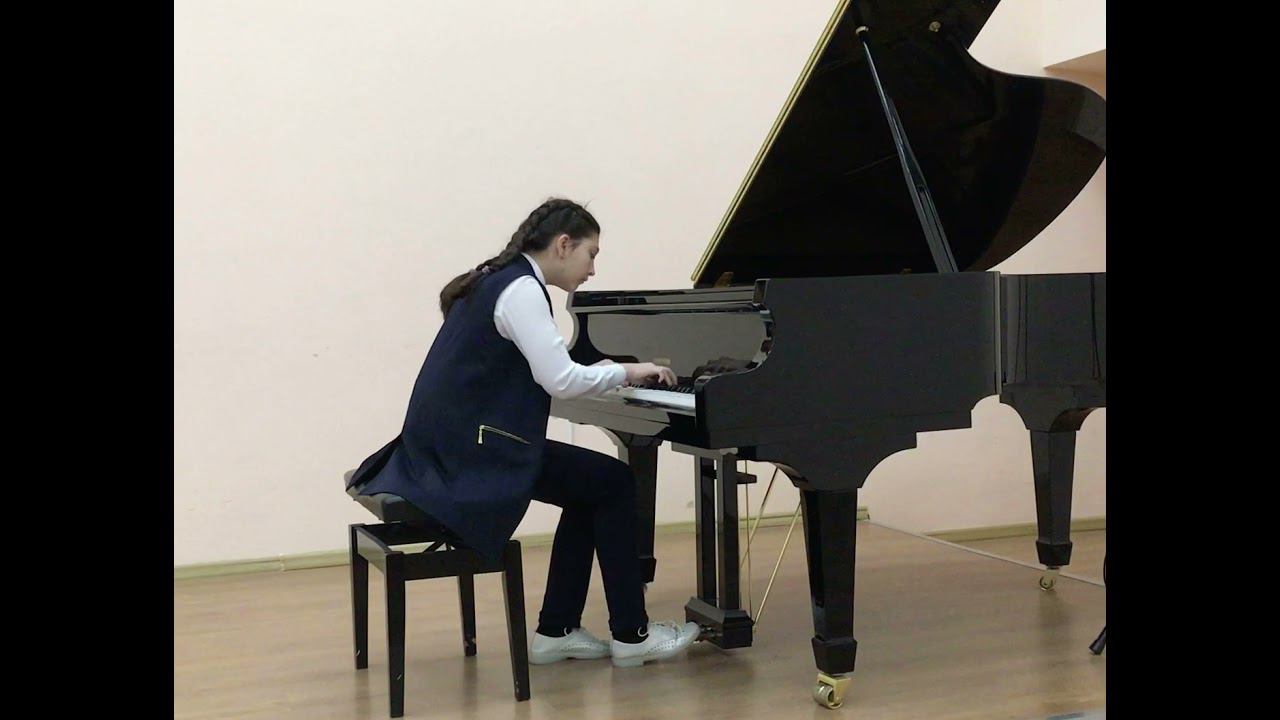 Сухова Наталия 6 класс, М.Бирюков "Лошадка", К.Черни "Этюд" № 14 соч.299 смотреть онлайн