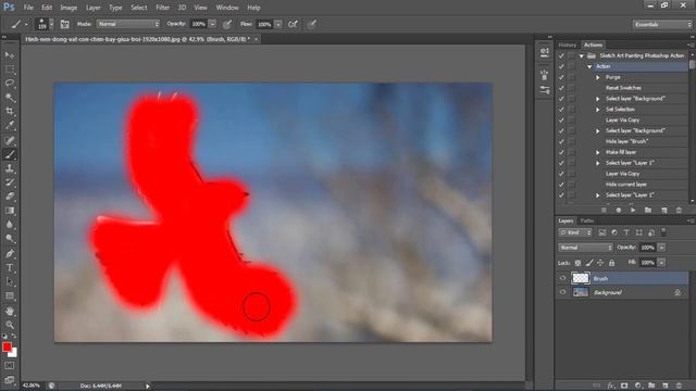 Sketch art painting photoshop action tutorial смотреть онлайн
