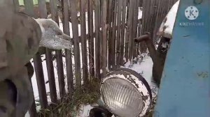 уд 2 установка катушки ваз. запуск. загнал самоделку в ограду. подготовка к переделке.
