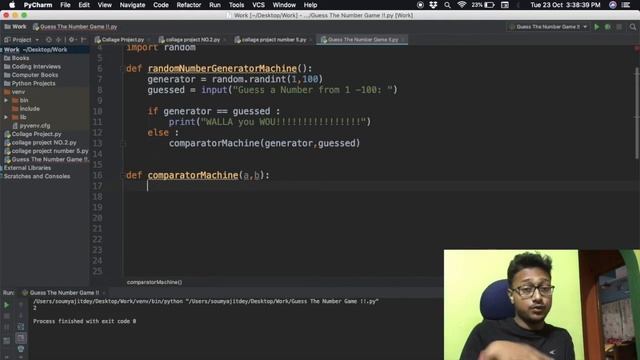Coding "Guess The Number GAME" on PYTHON смотреть онлайн
