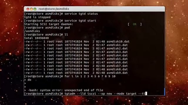 setup iscsi storeage for RAC or ASM file system in 10 minutes смотреть онлайн