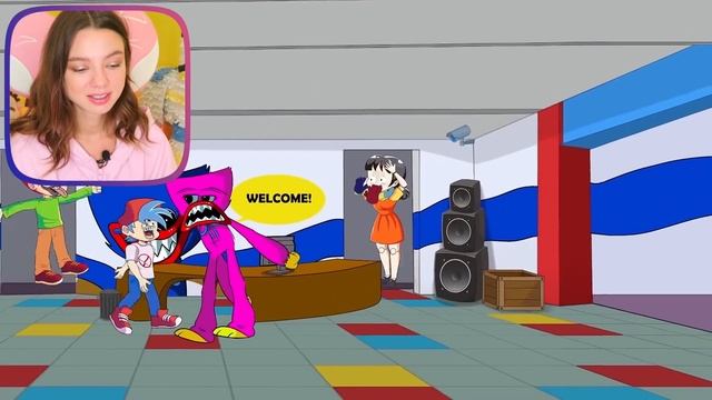 ТОЛСТАЯ КУКЛА ИГРА В КАЛЬМАРА против ХАГИ ВАГИ ? Poppy Playtime Мульт Анимация смотреть онлайн