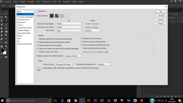 Como alterar o Tema do seu Adobe PhotoShop CC ou CS смотреть онлайн