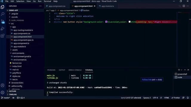 Angular Material Button | Angular Material Tutorial 2 смотреть онлайн