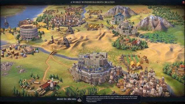 Civilization VI - Mont St Michel смотреть онлайн