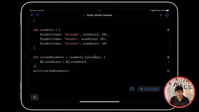 Build apps on iPad 4.6 – Everything! (Unit 4: Arrays, Structs, and Closures, Chapter 6) смотреть онлайн